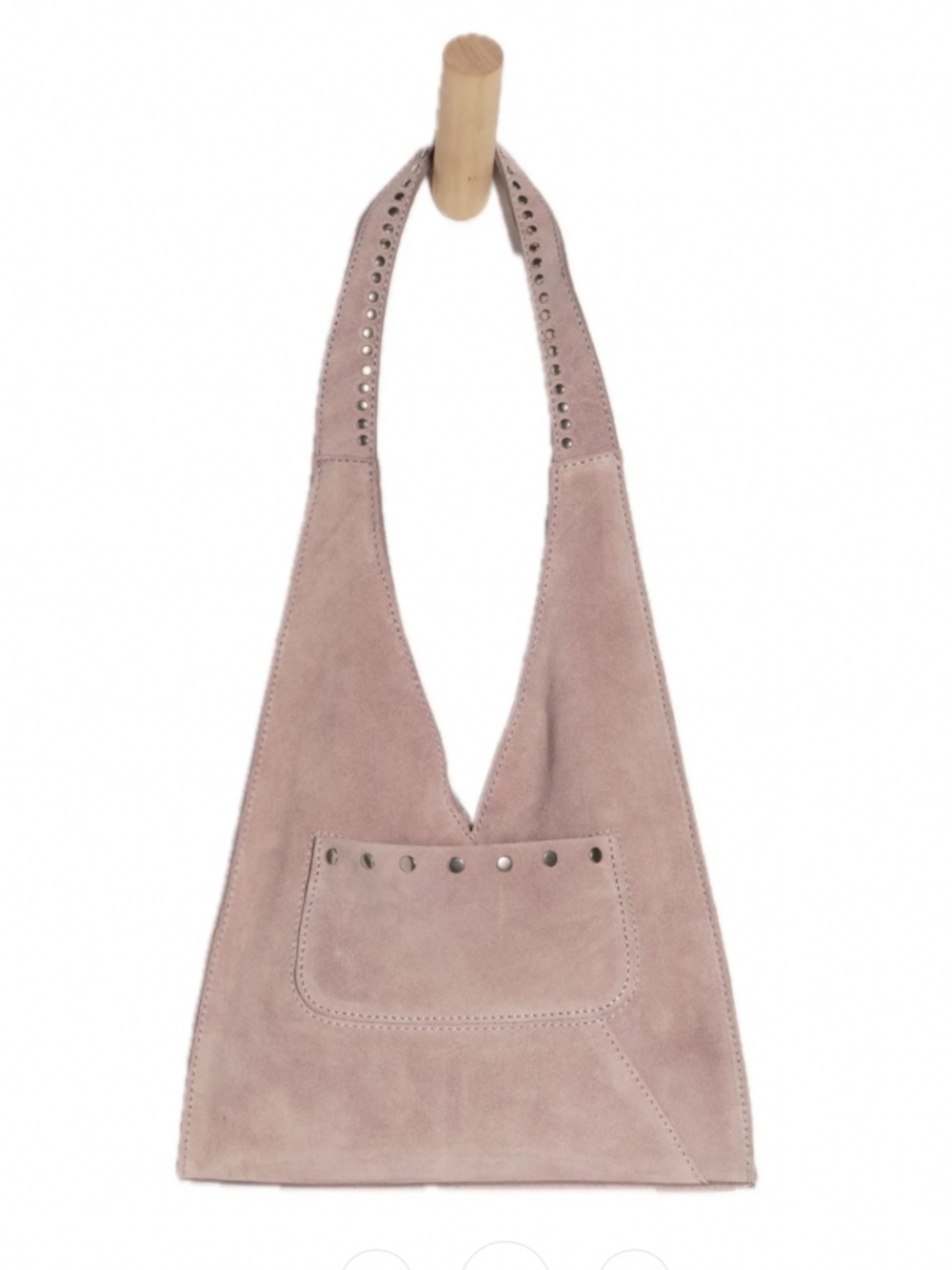 Free People Knox Studded Shoulder Bag in Lilac Mist NWT $78R - Picture 2 of 9